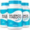 Paquete de 3 frascos Silence Complete NutraVibe salud auditiva