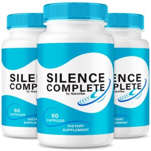 Version 1.0.0 Paquete de 3 frascos Silence Complete NutraVibe salud auditiva