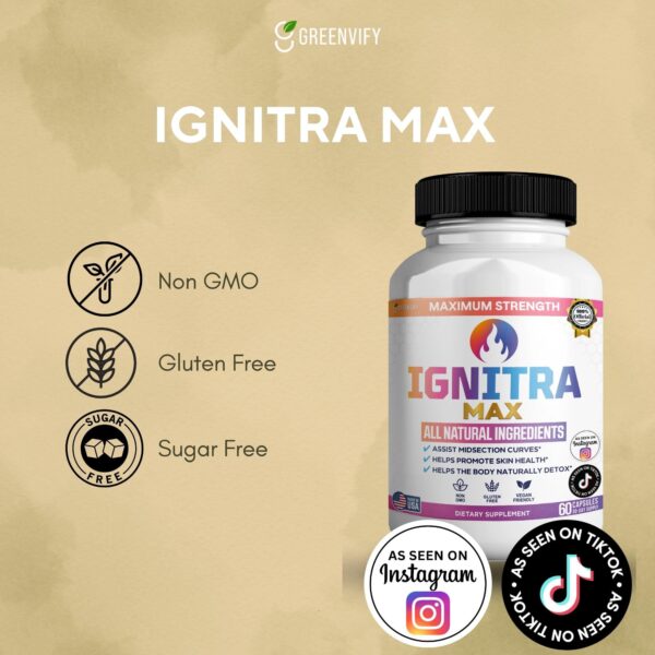 Frasco de Ignitrix Max en estante