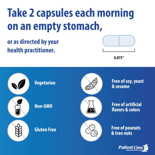 Patient One LiverCare caja con suplemento de limpieza hepática