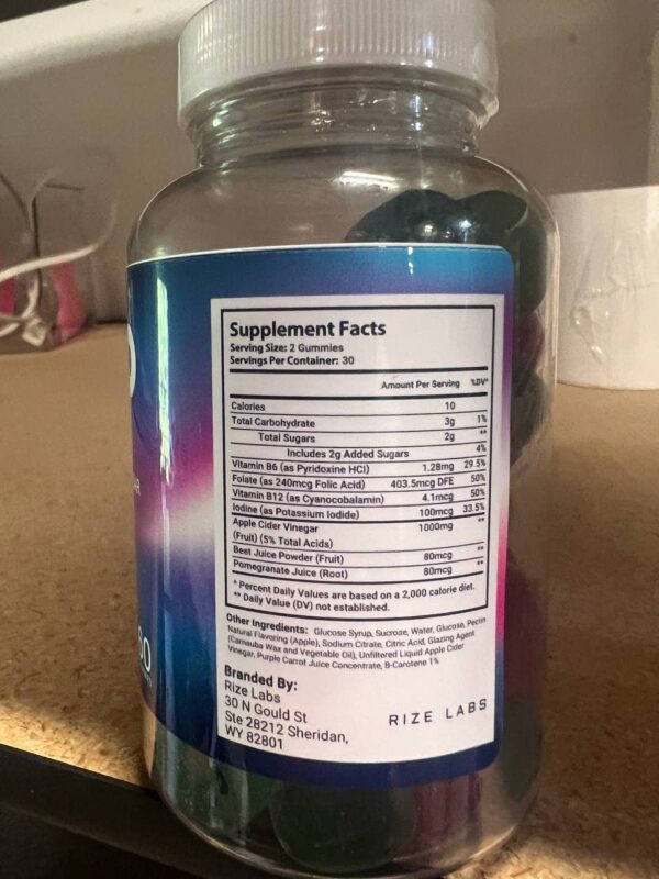 Gomitas Keto One ACV ingredientes naturales y beneficios