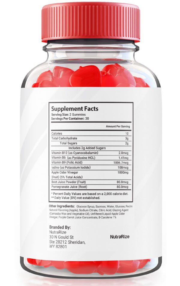 Gomitas Keto con vinagre sidra manzana máxima potencia