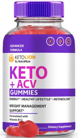 NutraRize Gominolas KetoLion premium con vinagre de manzana natural