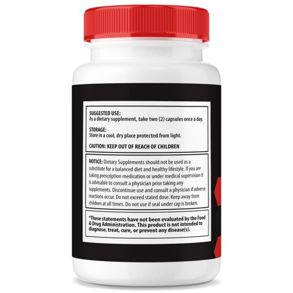 Etiqueta de GlucoMend cápsulas