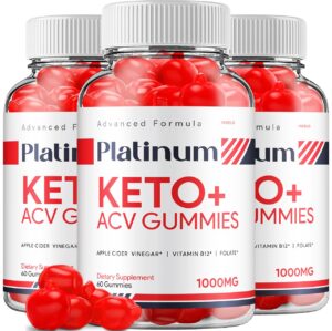 Gomitas Platinum Keto ACV para dieta y control de peso