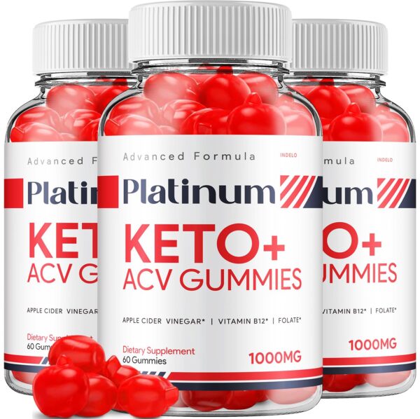 Gomitas Platinum Keto ACV para dieta y control de peso
