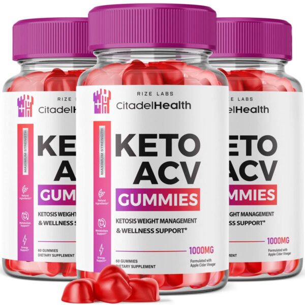 Gomitas Keto Citadel Health paquete 180 unidades para pérdida peso