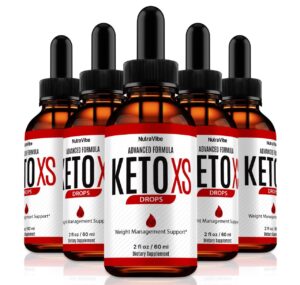 Gotas Keto XS para salud, energía y fitness NutraRize 5 pack