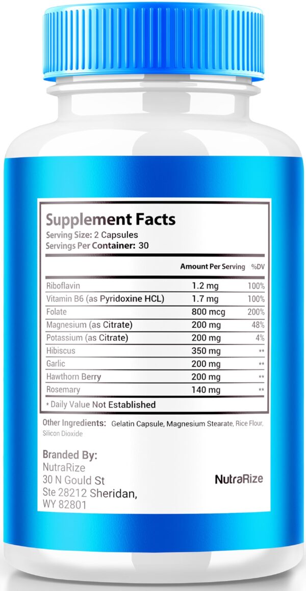 Cápsulas Tonosin Pro Max NutraRize vista lateral del envase