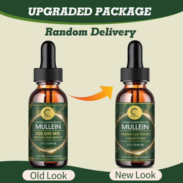 Detalle botella gotas de gordolobo orgánica 2 oz vegano natural