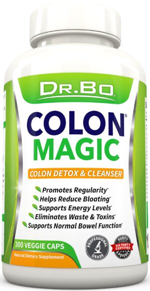 Colon Cleanse Detox fórmula cápsulas para limpieza intestinal natural