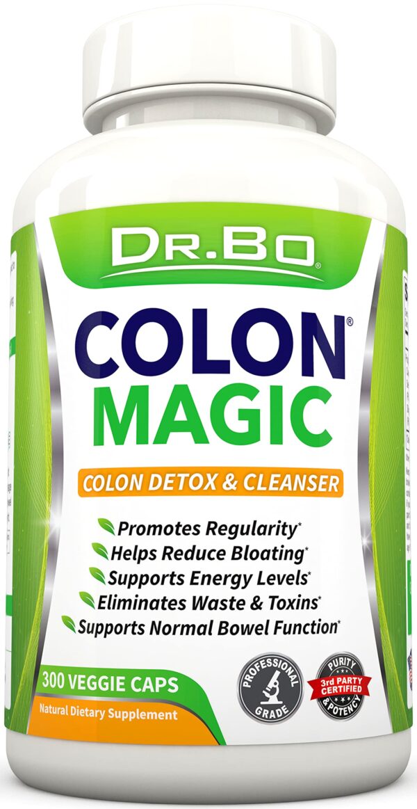 Colon Cleanse Detox fórmula cápsulas para limpieza intestinal natural