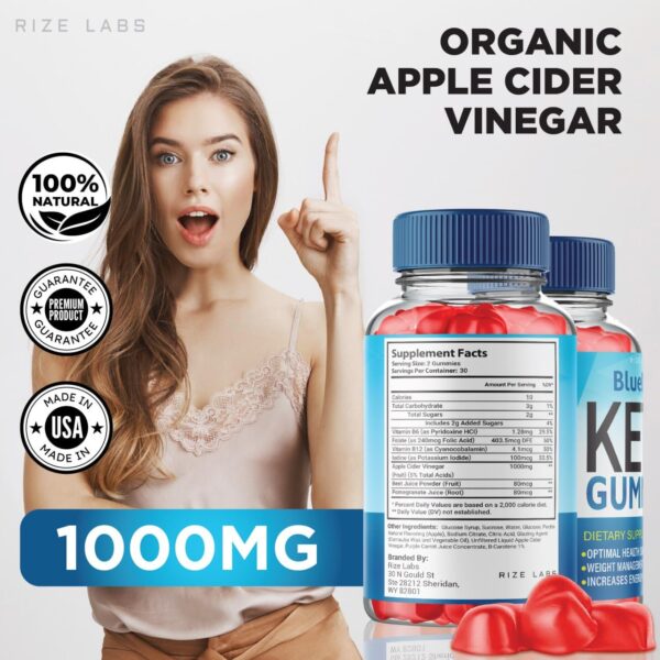 Gomitas BlueBurn Keto ACV para adelgazar y energía