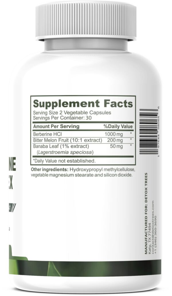 Cápsulas Detox Trees para apoyo inmunológico y control de peso