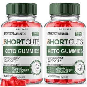 Paquete de gomitas Shortcuts Keto ACV para pérdida de peso