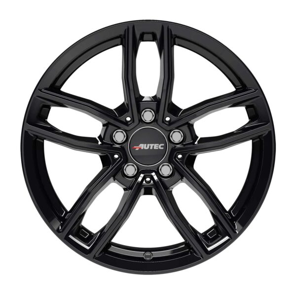 Vista lateral llanta Autec MERCADOR negra 18" Mercedes