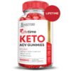 Gomitas Lifetime Keto ACV en forma de tabletas sabor manzana y granada