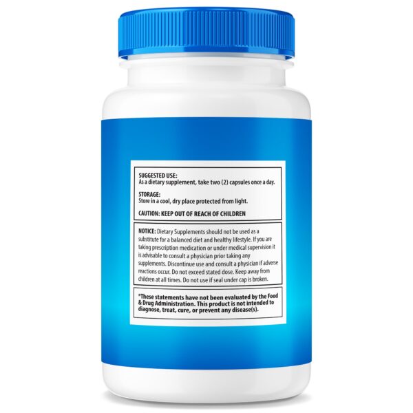 Etiqueta suplemento Denta Guard para protección de dientes