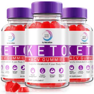 Paquete triplo Vyto Keto ACV gomitas para bajar de peso