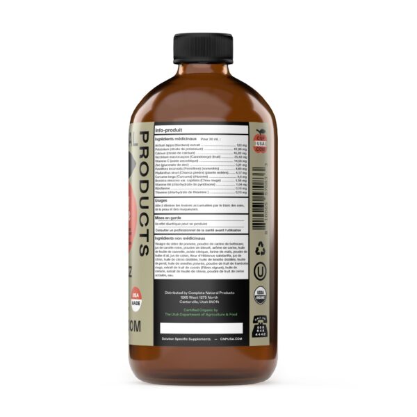 Suplemento natural kidney complete en botella vidrio