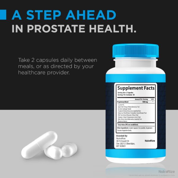 Suplemento Prosta2Care para función urinaria saludable