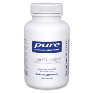 Pure Encapsulations Liver-GI Detox cápsulas 120 sin gluten