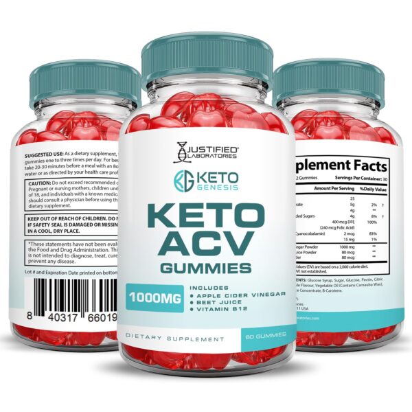 Suplemento Keto Genesis Keto ACV para apoyar rutina diaria de dieta keto