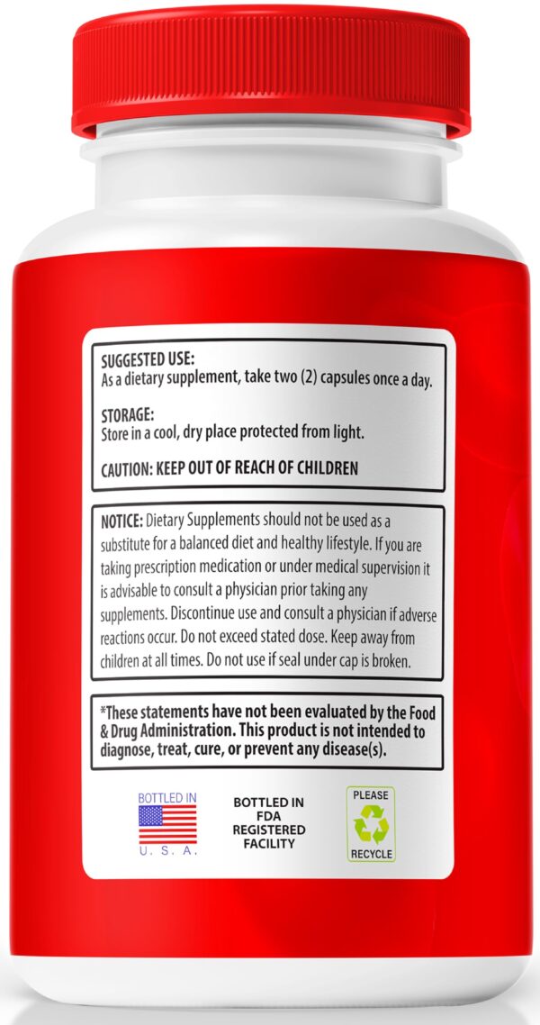 Suplemento natural Gluco Maxum para bienestar general cápsulas