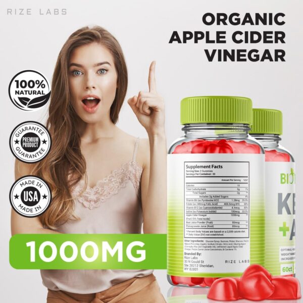 Paquete 60 gomitas Biofast Keto para control de peso