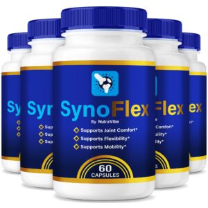 Paquete de 5 SynoFlex cápsulas para soporte articular y movilidad