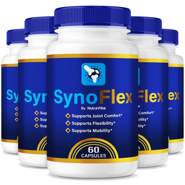 Paquete de 5 SynoFlex cápsulas para soporte articular y movilidad