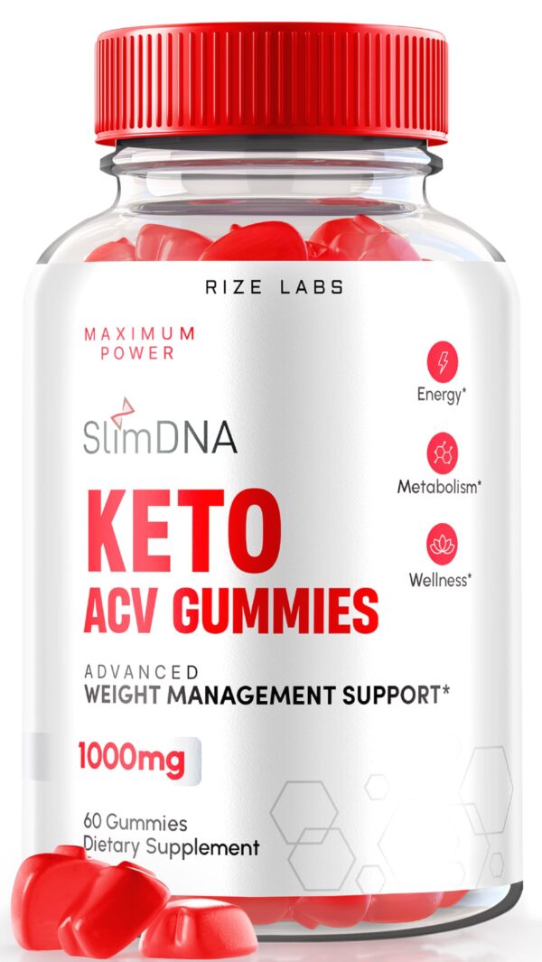 SlimDNA Keto Gummies paquete principal 60 gomitas