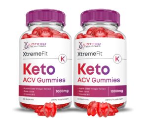 Xtreme Fit Keto ACV gomitas botella 120 unidades sabor vinagre manzana
