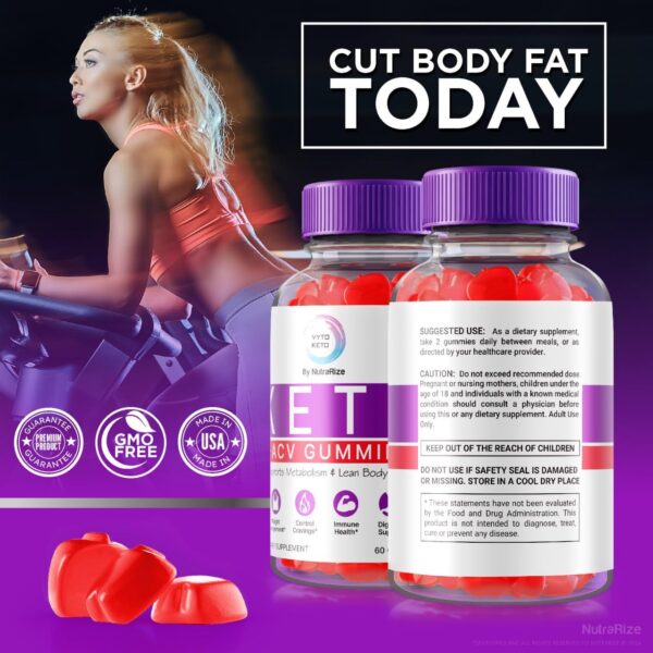 Envase Vyto Gomitas Keto ACV para adelgazar