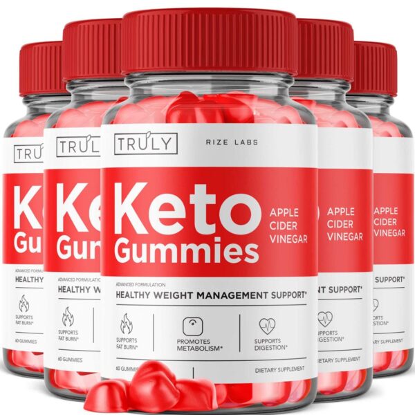 Gomitas Truly Keto ACV vinagre sidra manzana rize labs paquete 300