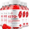 Paquete de gomitas SlimX Keto ACV con ingredientes naturales