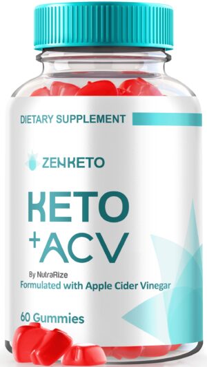 Gomitas Zen Keto ACV NutraRize envase frontal suplemento