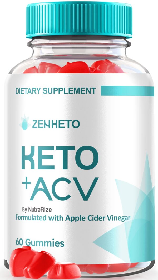 Gomitas Zen Keto ACV NutraRize envase frontal suplemento