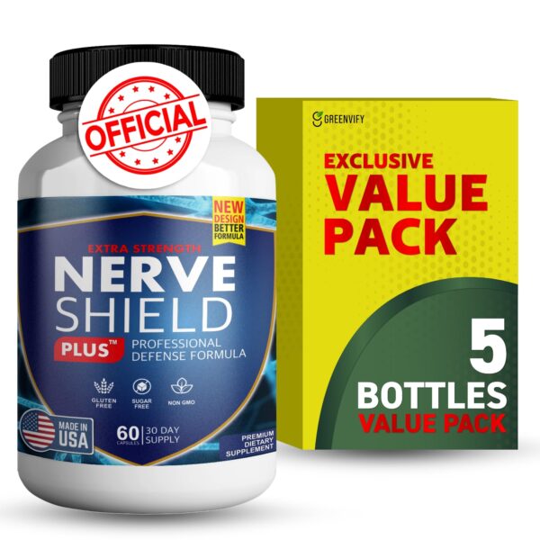 Nerve Shield Plus Pro suplemento fórmula avanzada para nervios