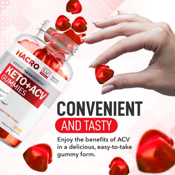 Envase gomitas Macro Keto ACV LIVORKA con etiquetas
