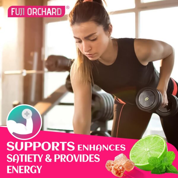 Lado del empaque Gomitas Keto ACV para quema de grasa mujeres vegano