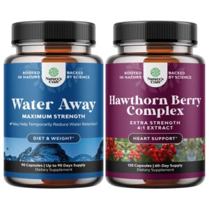 Pastillas Water Away diurético herbal para retención de líquidos