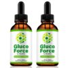 Gotas Gluco Force NutraRize frasco con etiqueta azul