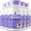 Botella cápsulas Flush Factor Plus para flexibilidad y salud piernas