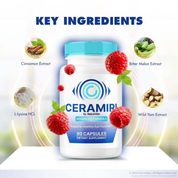 Frascos de Ceramiri en estante