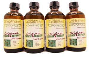 Goldenseal Cleanse & Detoxify suplemento líquido 4 oz para hígado