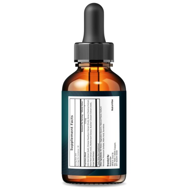 Version 1.0.0 Frasco con goteros NutraVibe Audifort para oídos