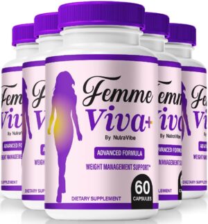 pack 5 cápsulas femme viva plus para salud y fitness
