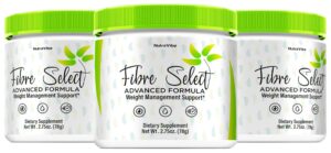 Fibre Select polvo natural suplemento energético 3 paquetes