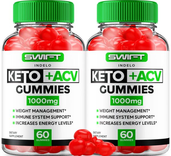 Gomitas Swift Keto ACV fórmula avanzada para dieta keto